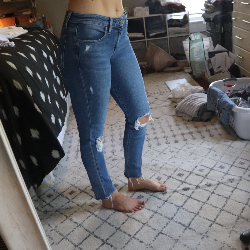 Joe's Ripped Jeans - Mid Rise - Picture 2 of 3